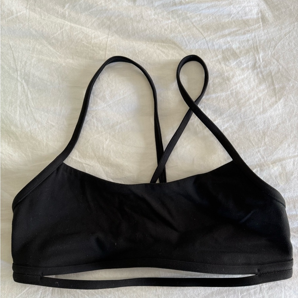 Lululemon Black Strappy Sports Bra